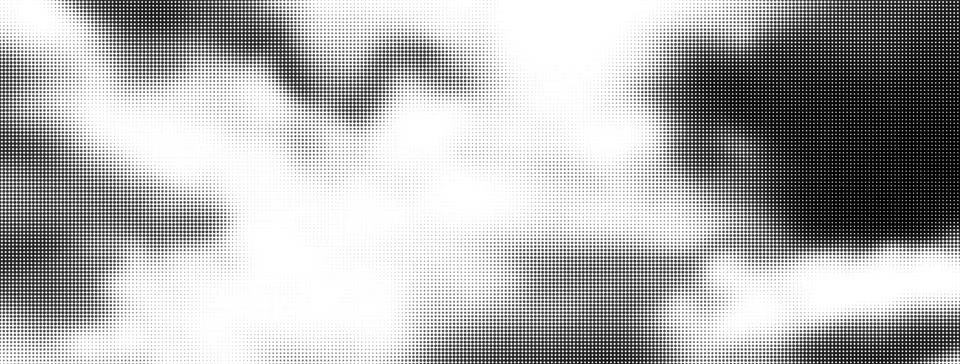 Sky with Clouds Halftone Vector Background. Trendy Backdrop for Your Busine.. Stock Illustration