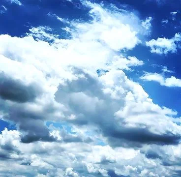 Sky clouds heaven Stock Photos