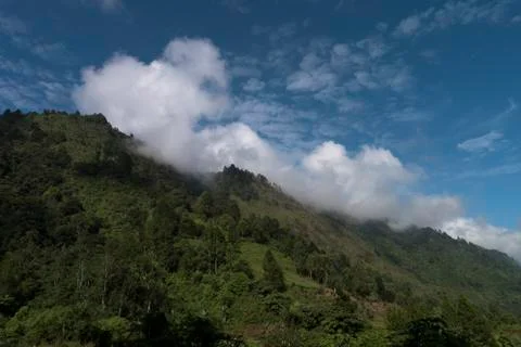 Sky, Clouds, Hills Stock Photos