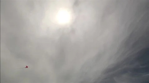 Sky Clouds Kite Timelapse Shooting Star Stock Footage 49485958