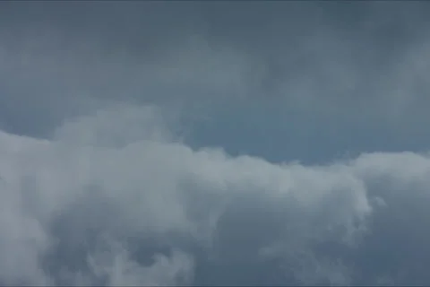 Sky Clouds Landscape In Cuenca, Spain Stock Footage 232009824