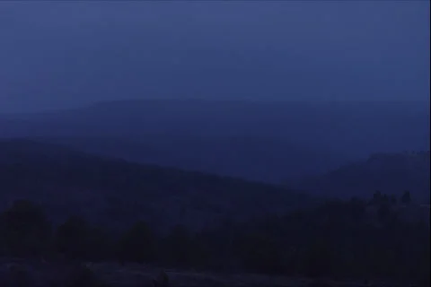 Sky Clouds Landscape In Cuenca, Spain Stock Footage 232032687