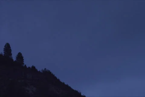 Sky Clouds Landscape In Cuenca, Spain Stock Footage 232032902