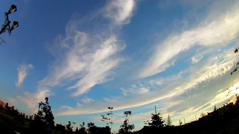 Sky Clouds Layers Timelapse Stock Footage 103056963