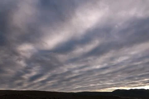 Sky clouds mountains pattern heavenly Stock Photos