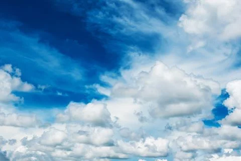 Sky with clouds as nature background Foto stock