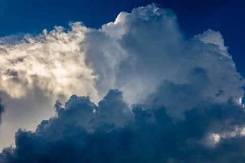 Sky clouds panorama Stock Photos