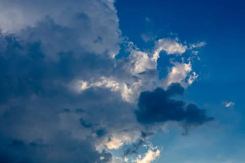 Sky clouds panorama Stock Photos