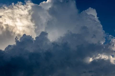 Sky clouds panorama Stock Photos