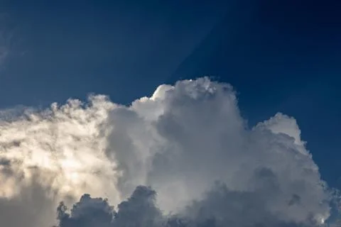 Sky clouds panorama Stock Photos