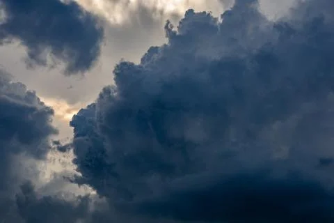 Sky clouds panorama Stock Photos