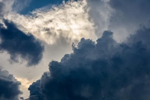 Sky clouds panorama Stock Photos