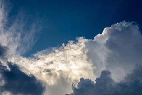 Sky clouds panorama Stock Photos