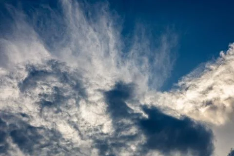 Sky clouds panorama Stock Photos