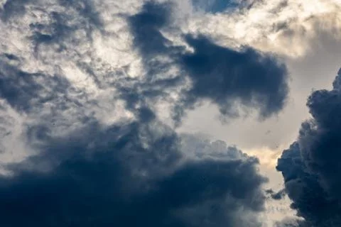 Sky clouds panorama Foto stock