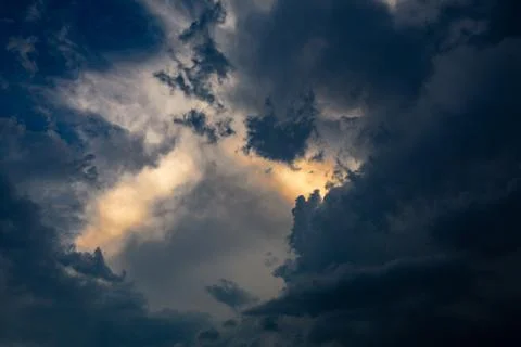 Sky clouds panorama Foto stock