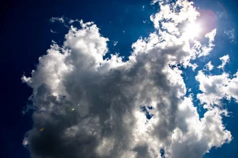 Sky clouds panorama Stock Photos