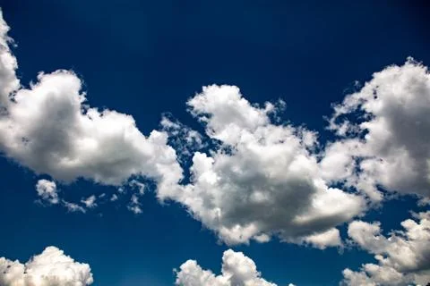 Sky clouds panorama Stock Photos