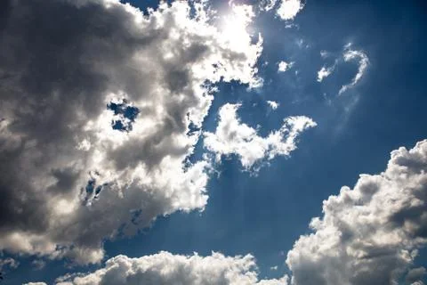 Sky clouds panorama Foto stock