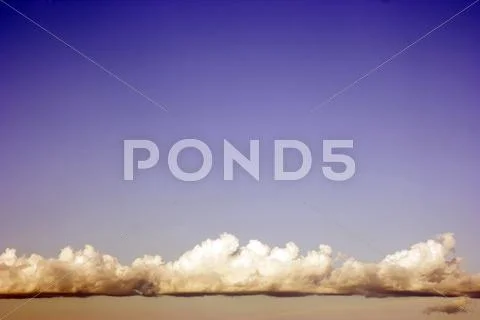 The sky with clouds Stock Photos