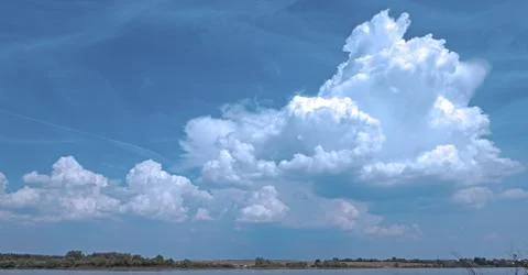 Sky with clouds Stock Photos