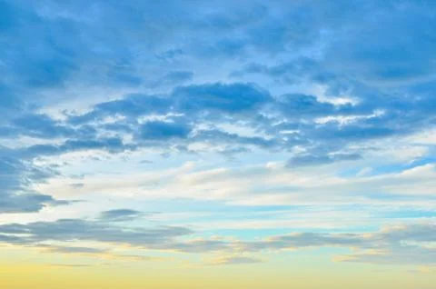 Sky with clouds Stockfoto's