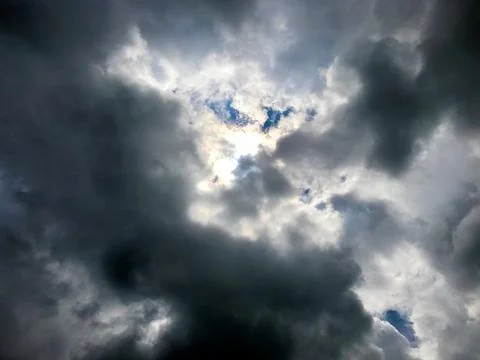 The sky with clouds. Stock Photos