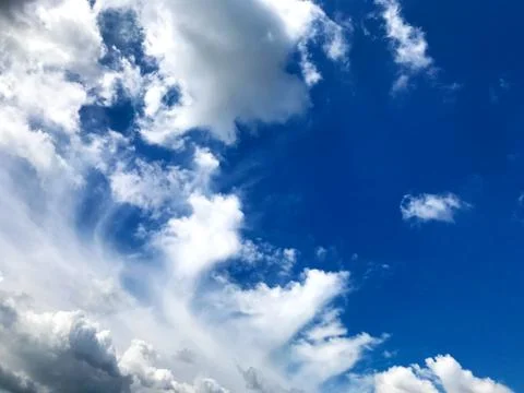 The sky with clouds. Foto stock