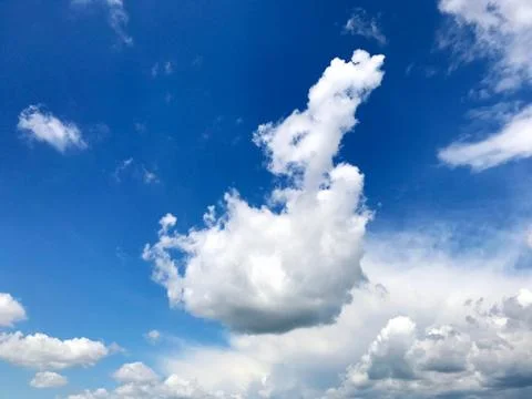 The sky with clouds. Stock Photos