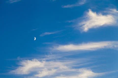 The sky with clouds Stock Photos