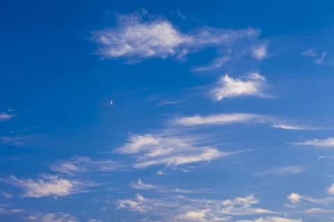 The sky with clouds Stock Photos