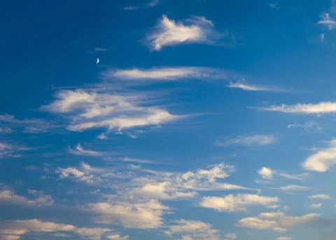The sky with clouds Stock Photos