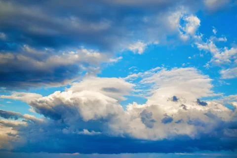 Sky with clouds. Stock Photos