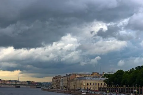 Sky with clouds Stock Photos
