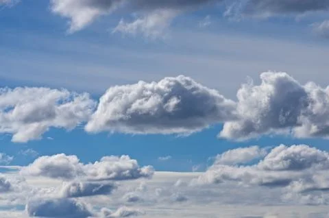 Sky with clouds Stock Photos