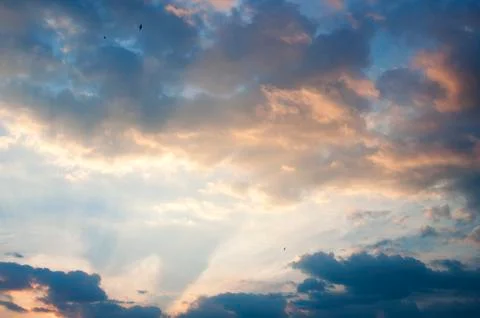 Sky with clouds Stock-Fotos