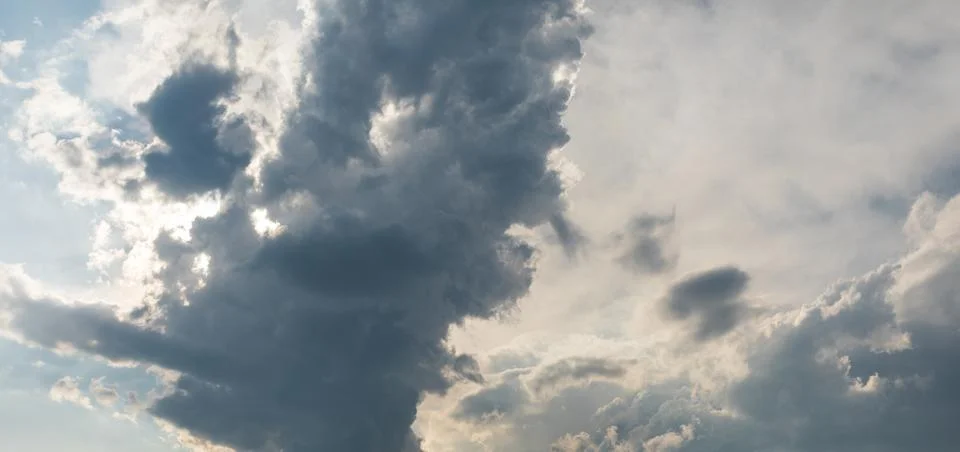 Sky with clouds. Stock Photos