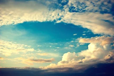 Sky with clouds Stock Photos