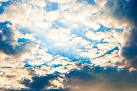 Sky with clouds Stock Photos