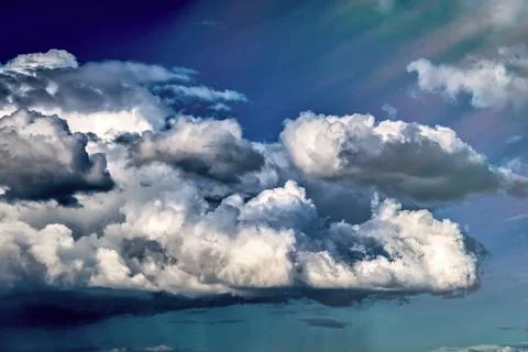 The sky with clouds Foto stock