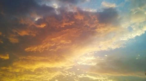 Sky with clouds Stock Photos