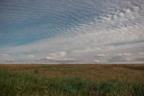 The sky is in the clouds Stock Photos