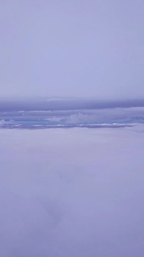 Sky Clouds Plane POV Serene Stock Footage 317893571