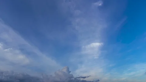 Sky clouds running time lapse Stock Footage 93531859