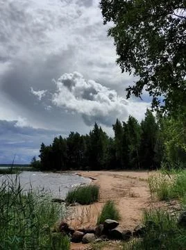 Sky, clouds, shore 13 Stock Photos
