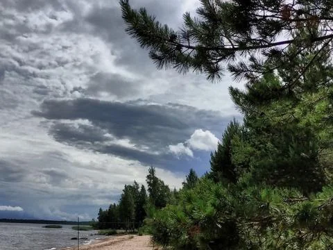 Sky, clouds, shore 16 Stock Photos
