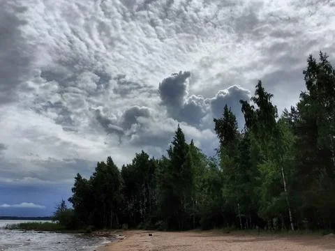 Sky, clouds, shore 17 Stock Photos