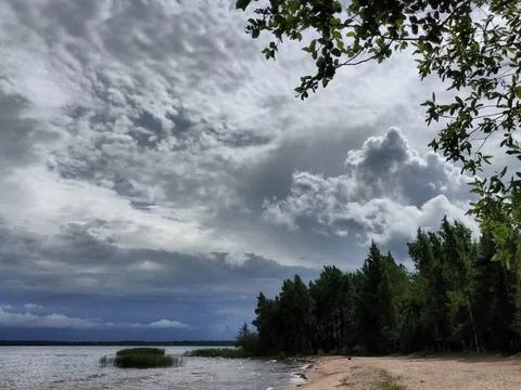 Sky, clouds, shore 22 Stock Photos