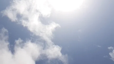 Sky With Clouds Slow Motion Video stock 96709587