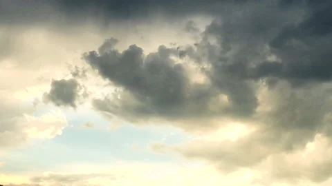 Sky with clouds before the storm Stock Footage 136591748